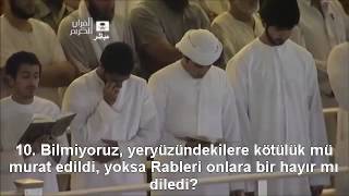 Cin Suresi Kabe İmamı Sudais Türkçe Altyazılı Mealli [upl. by Andrea]