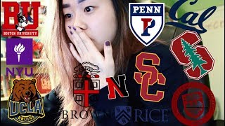 im insane and applied to 20 colleges  COLLEGE DECISION REACTIONS 2018 [upl. by Neisa]