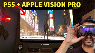 PS5 Gaming on Apple Vision Pro is WOW [upl. by Maon]