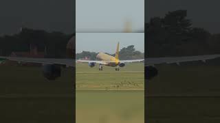 DHL Boeing 757200 Takeoff at Norwich Airport [upl. by Aicsila]