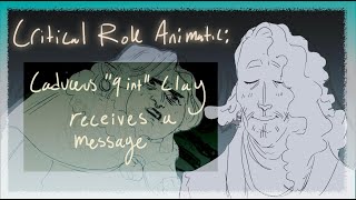 Critical Role Animatic Caduceus Receives a message c2e116 cc [upl. by Adiarf]