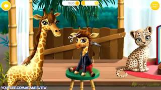 Baby Jungle Animal Hair Salon TutoTOONS  Game App For Kids  iPhone  iPad [upl. by Zevahc]