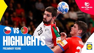 Portugal grabs second win  Czechia vs Portugal  Highlights  Mens EHF EURO 2024 [upl. by Algy638]