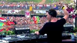 Hardwell  Spaceman vs Somebody that I used to Know Live Tomorrowland 2012 [upl. by Rie]