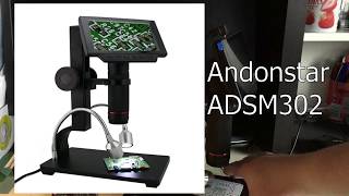 Trying out the Andonstar ADSM302 digital microscope [upl. by Bowes]