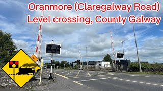 600 SUBSCRIBER SPECIAL Oranmore Claregalway Road Level crossing Galway [upl. by Innep692]