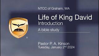 Life Of King David part 1  Intro To The Life Of King David  Bible Study  Pastor P A Kinson [upl. by Eeryk817]