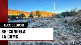 Se ‘congela’ la CDMX Ronda los 0 grados la temperatura y activan Alerta Roja [upl. by Pedro481]