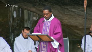 Messe de 10h à Lourdes du 25 février 2024 [upl. by Yerfej291]