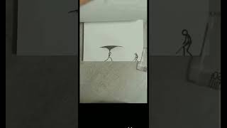 Stickman fight flipbook animation stopmotion shorts [upl. by Saraiya662]