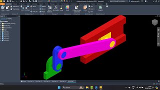 Autodesk Inventor 2025  Tutorial Assembly dan animasi  4k 60fps [upl. by Sidwell]