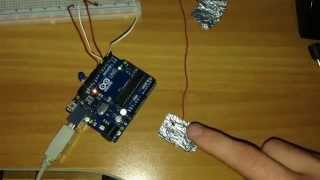 Sensore touch capacitivo  Arduino [upl. by Abita]