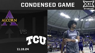 Alcorn State vs TCU Condensed Game  202425 Big 12 Mens Basketball [upl. by Yahsram496]