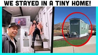 What Is It Like Staying in a Tiny Home Visiting Zion amp Bryce [upl. by Airdnaxela777]