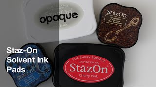 StazOn Solvent Ink Pads [upl. by Gundry]