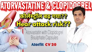 Atorfit cv 10  Atorvastatin and clopidogrel tablet  Atorvastatin and clopidogrel capsules uses [upl. by Werd]