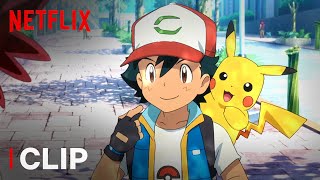 Ash amp Pikachu Make A New Friend  Pokémon the Movie Secrets of the Jungle  Netflix India [upl. by Korns809]