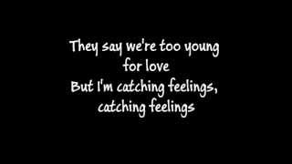 Justin Bieber  Catching Feelings Lyrics [upl. by Obbard]