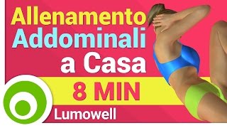 Addominali in 8 Minuti a Casa [upl. by Einnob]