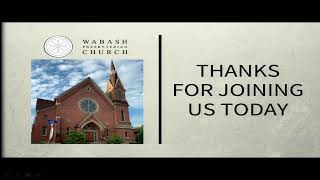 Wabash Presbyterian Church Livestream  September 8 2024 [upl. by Deeann522]