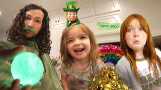 WE CAUGHT A LEPRECHAUN then he escaped Thanks Patrick Day morning with breakfast by Adley and Niko [upl. by Darryn428]