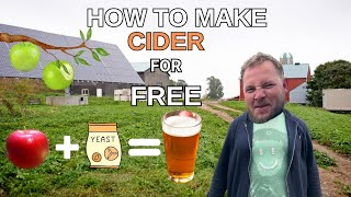 how to make cider for almost free offgridliving offgrid offgridlife homestead farm farmlife [upl. by Eiznekcm]