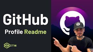 How to Create a GitHub Profile READ ME  GitHub Tutorial [upl. by Lehrer690]