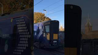 Scotrail class 385’s Departing Linlithgo￼w scotrail train trainspotting shorts like subscribe￼ [upl. by Doyle297]