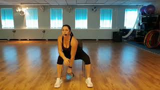 Vanessas Fitness Factory  Seated Kettlebell Workout [upl. by Eylsel644]