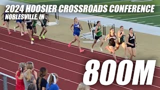 2024 Hoosier Crossroads Conference  Girls 800M  Summer Rempe [upl. by Tilda588]