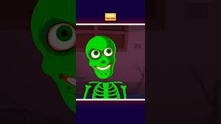 ☠️ 💀 Creepy Skeleton Song shorts youtubeshorts Músicasparacrianças halloweensongs [upl. by Hoppe]