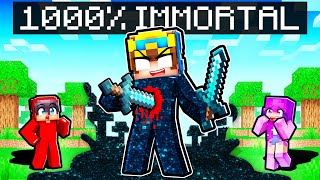 Nico Got 1000 IMMORTAL in Minecraft [upl. by Rotberg]