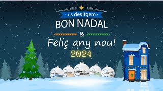 Bones Festes i 🥂🍾 Feliç Any Nou ❄️2024‼️ [upl. by Leugar908]