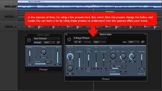 Flangers and Phasers in Logic Pro X [upl. by Nolek]