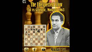 The Unexpected Blow  Mikhail Tal vs Svetozar Gligoric Moscow 1963 [upl. by Arzed]