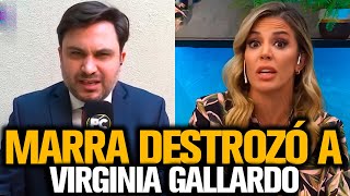 MARRA DESTROZÓ A VIRGINIA GALLARDO TRAS EL CIERRE DE TÉLAM [upl. by Royd80]