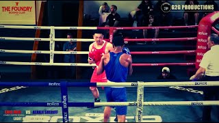 THE FOUNDRYS THE FIRE STARTER  ERIC MAX vs ALHAJI SHERIFF Amateur Boxing Fight [upl. by Nishom]