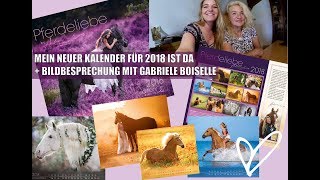 IN RIESIGER VORFREUDE  Pferdeliebe 2018 Kalender  Bildbesprechung mit Gabriele Boiselle [upl. by Aivlis554]