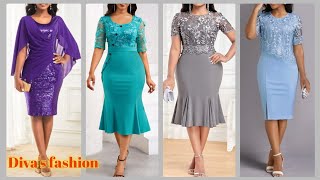 Top pluss size mesmerized bodycon Pencil sheath Dresses Elegant option for a memorable dayquot [upl. by Eetsirk]