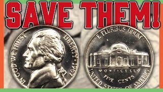 RARE NICKELS WORTH MONEY  FULL STEPS JEFFERSON NICKELS [upl. by Beare]