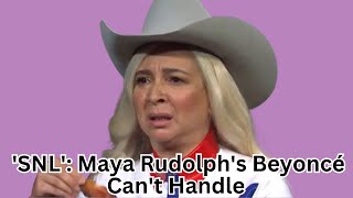 SNL Maya Rudolphs Beyoncé Cant Handle The Heat In Wild Hot Ones Parody [upl. by Itnahs]