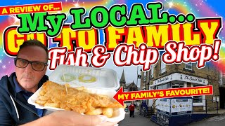 I REVIEW my local GO TO FAMILY Fish and Chip Shop My familys FAVOURITE [upl. by Julina151]