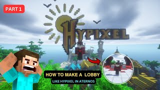 How To Make A Server Like Hypixel in Aternos  How To Make Lobby in Aternos Server  Part 1 Hindi [upl. by Amoritta436]