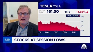 Expect to see Teslas multiple continue to fall says Light Streets Glen Kacher [upl. by Lan]