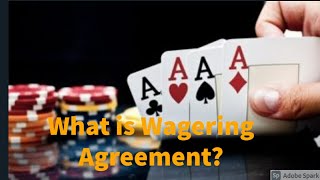 Wagering agreements [upl. by Nodnar]