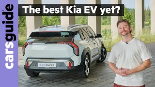 Kia EV3 2025 review New electric car targets Hyundai Kona EV small SUV with 600km driving range [upl. by Lemej]