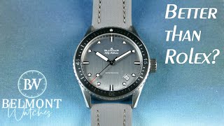 On the Wrist from off the Cuff Blancpain – Fifty Fathoms Bathyscaphe Luxury Titanium Dive Watch [upl. by Anole]