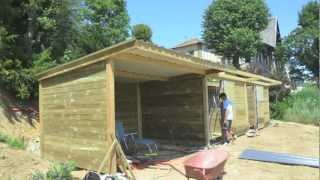 Building horse stables  time lapse [upl. by Eddra]