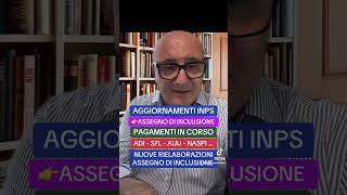 🛑ASSEGNO DI INCLUSIONE 👉 NUOVE LAVORAZIONI SFLAUUNASPIRENZI PENSIONI youtube shortsyoutuber [upl. by Ennairoc]