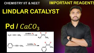 Lindlar catalyst PdBaSO4  H2  ALKYNE TO CIS ALKENE  IIT JEE NEET [upl. by Enymsaj484]